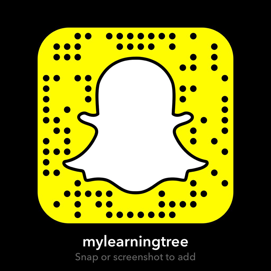 mylearningtree's tweet image. Check us out on snapchat.
