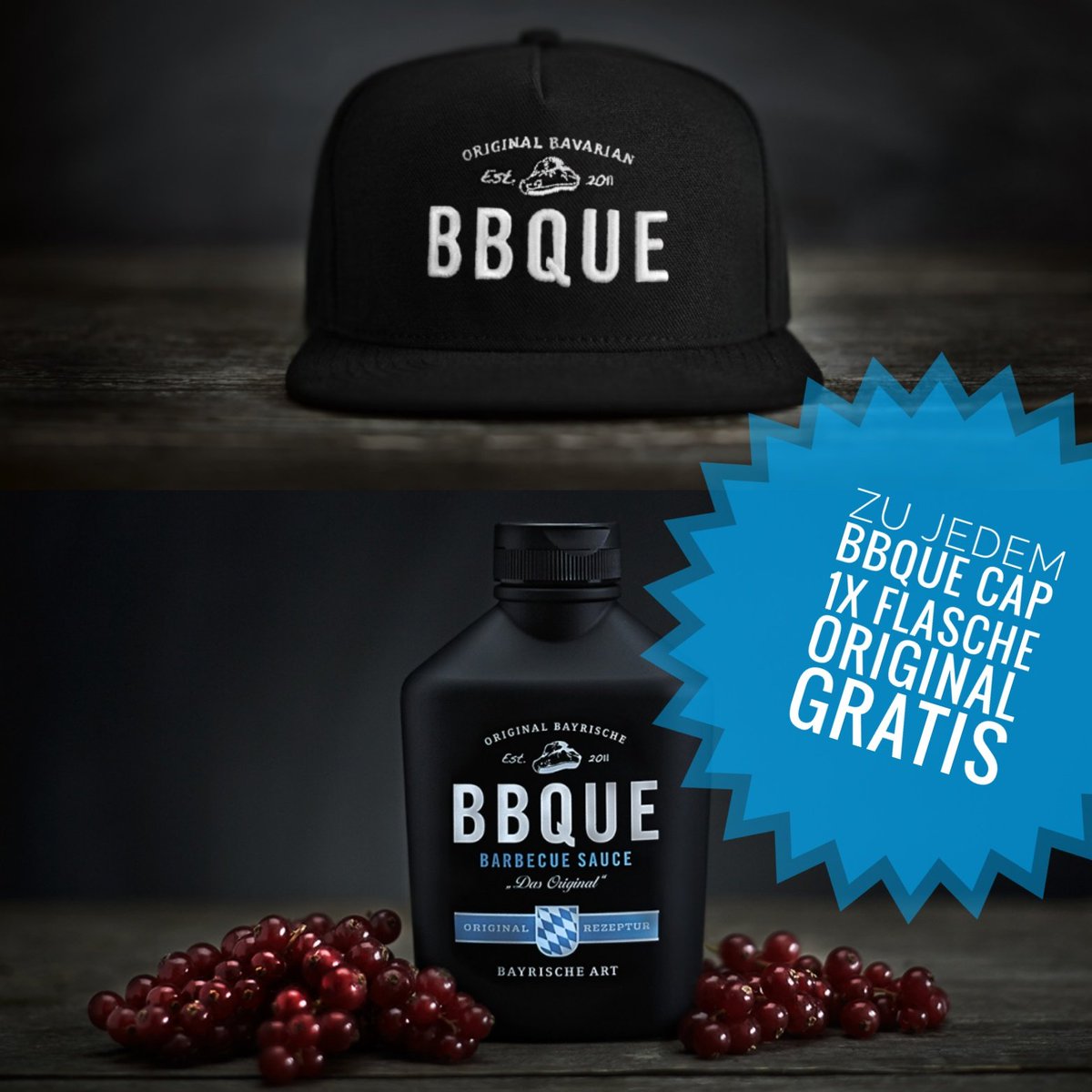 Get a free sauce with any BBQUE Cap on <a href="/amazon/">Amazon</a>