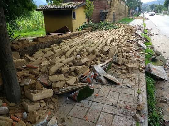 MarcoBelmont's tweet image. Así se ve mi querido #Tepoztlan #Morelos #Sismo #México #Morelostenecesita Cuánta tristeza invade mi corazón