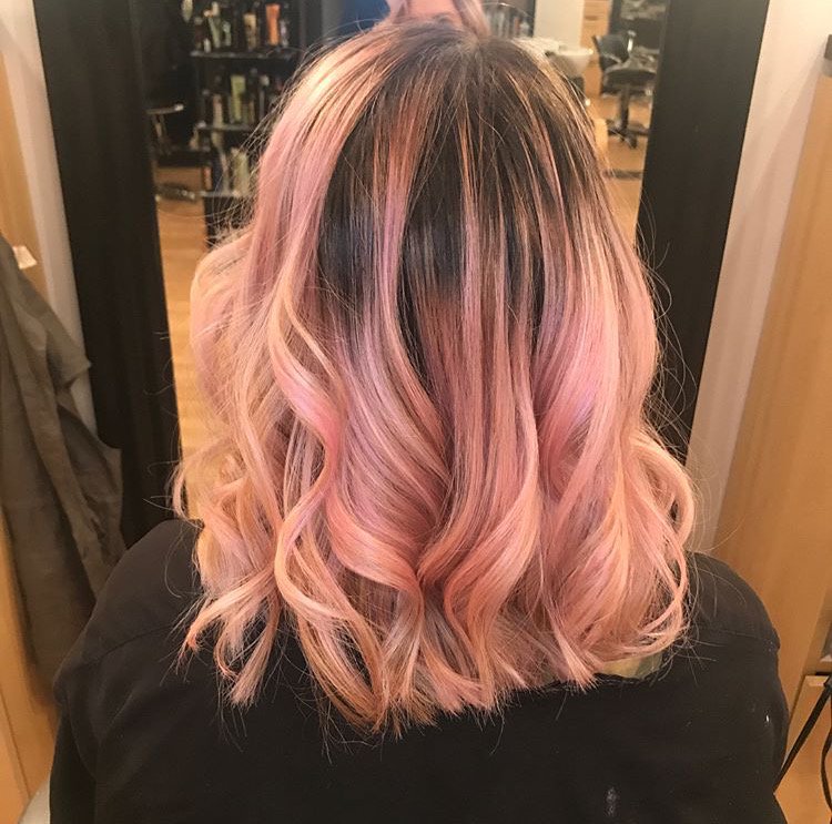 Ahead Of Hair On Twitter Pretty In Pink Before And After By