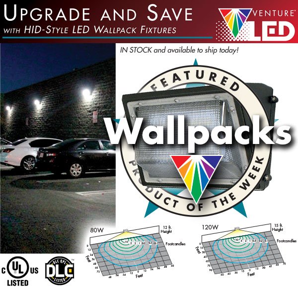 VentureLighting's tweet image. Check out this week's Featured Product of the Week, LED Wallpacks
conta.cc/2xcvMTf
#LEDWallpacks, #VentureLighting, #VentureLED