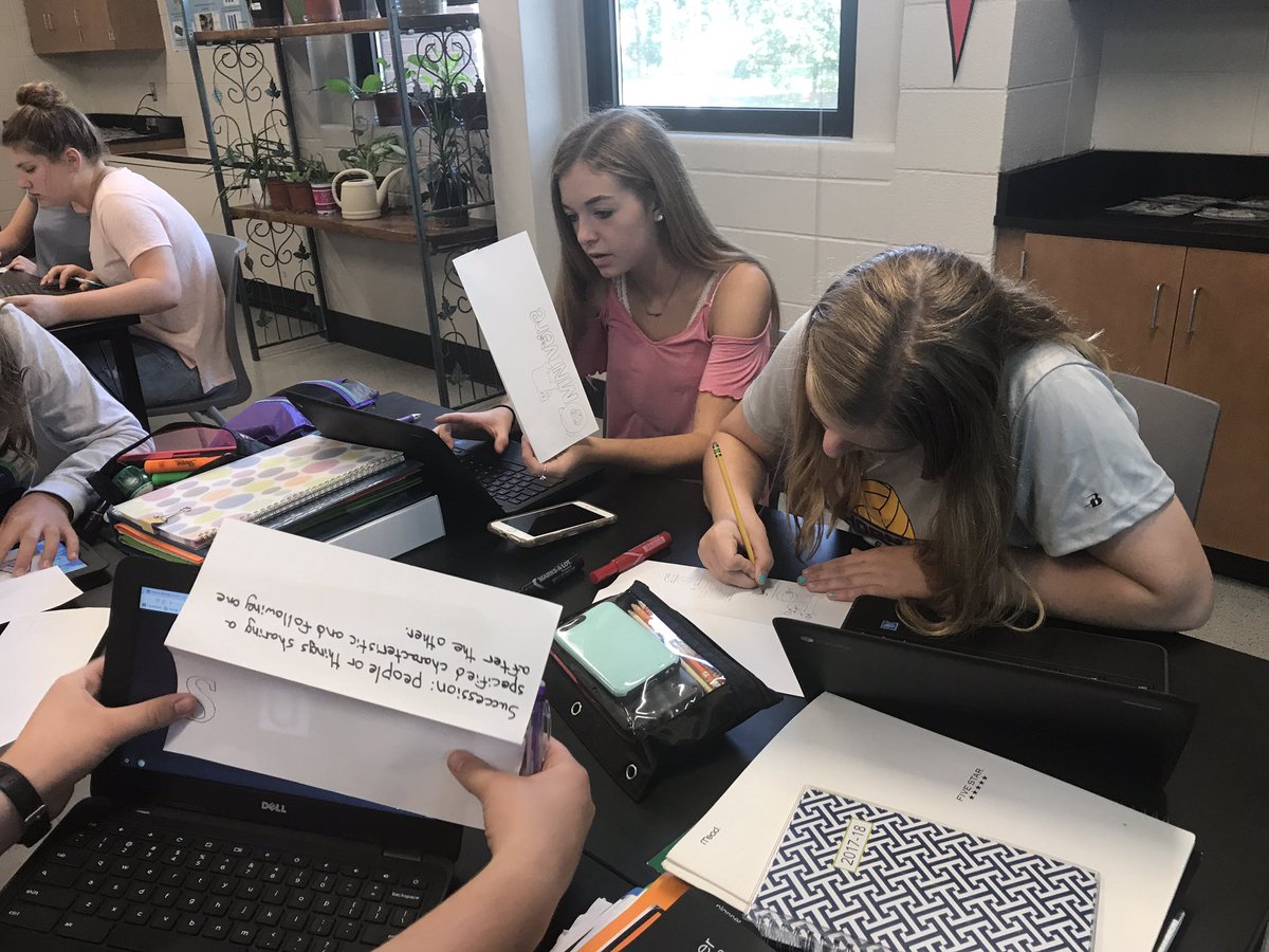 deemeister70's tweet photo. #eahsgo Creating a word wall for ecology vocabulary in Honors Bio. Can you determine the meaning from the drawing? https://t.co/f2zJA25bxy