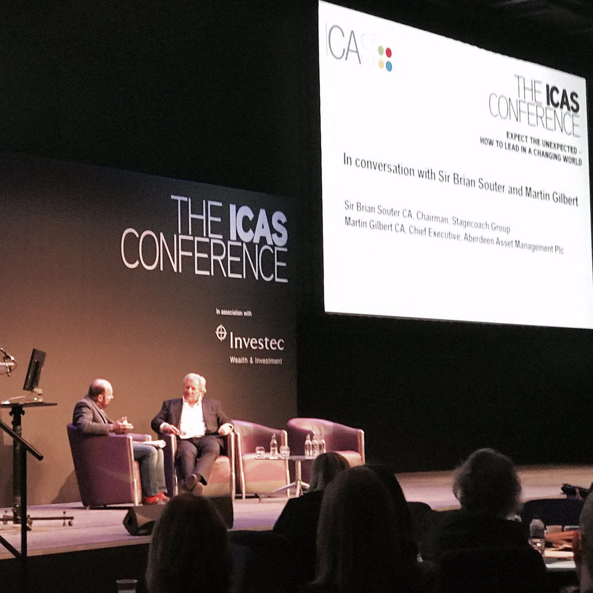 lugoit's tweet image. Great pals reminiscing 😂
Well done @ICASaccounting reuniting CAs Sir Brian Souter &amp;amp; @MartinGilbert83 of @AberdeenAssetUK #ICASConference