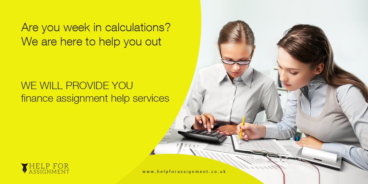 Help2Assignment's tweet image. #Calculations and other #financeassignments are no more difficult for you as #helpforassignment is a helping hand in all your #academicwork.