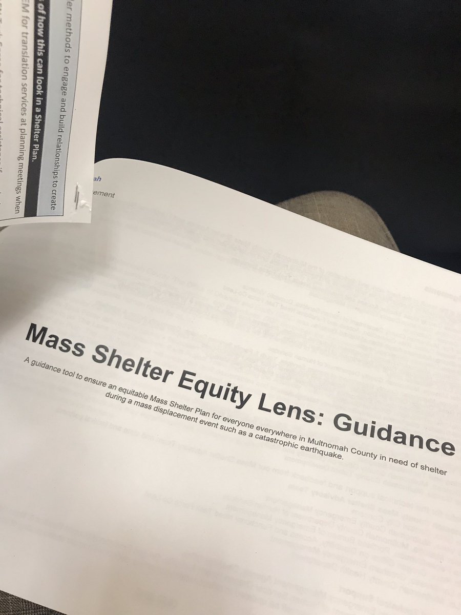 paulonabike's tweet photo. Planners getting into the good details around equity for emergency management. Cc @surlyurbanist #OEMAconference https://t.co/dCiq7Xdbb7