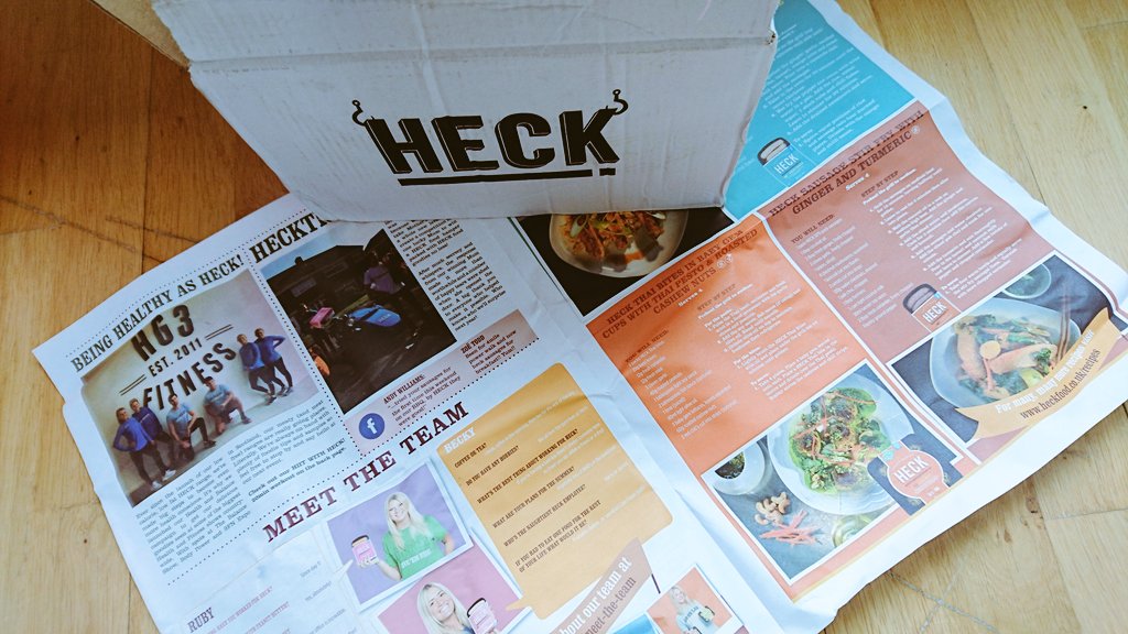 A happy day when a <a href="/HeckSausages/">HeckSausages</a> delivery enters your life. Bollywood Bites and Thai Turkey Sausages will have me in the East in no time!