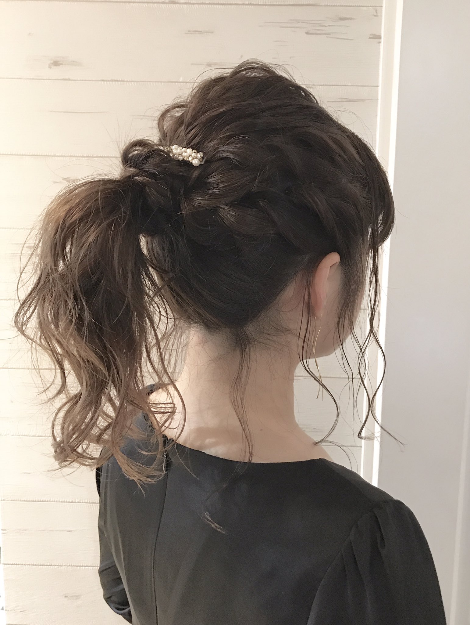 Hair Make Mai Kaino على تويتر オシャレポニー トップはクシュっとサイドはループ編みを入れてオシャレポニーに 金 土 日曜日はキャンセル待ちのご予約になります 明日木曜日はまだ空きがありますので お待ちしてます ポニーテール ヘアアレンジ