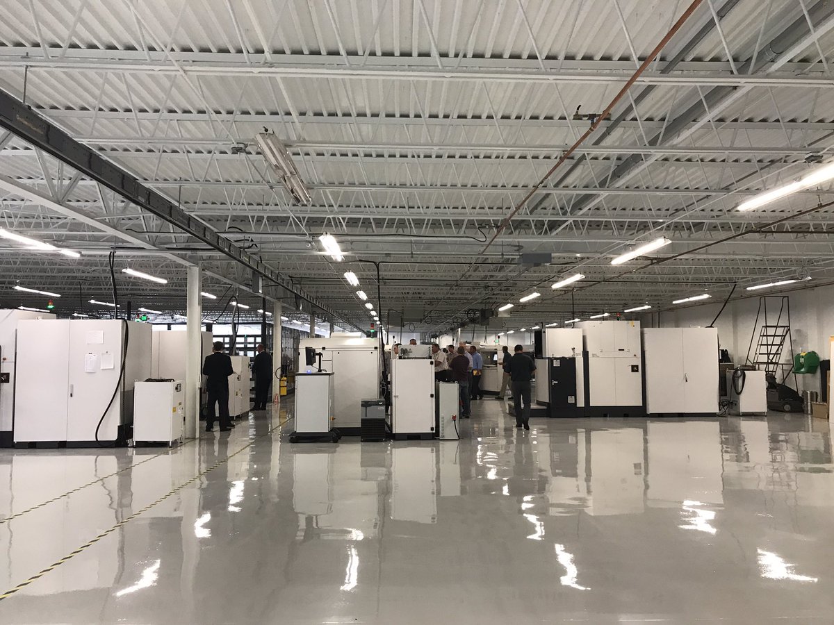 MMS_AM_Brent's tweet photo. At the sprawling #Incodema3D #additivemanufacturing facility, where focus is on finished, functional parts. https://t.co/zbV43SijfG