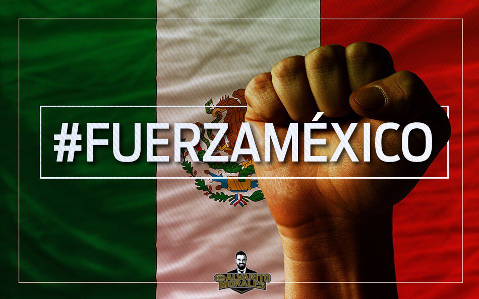 AlvaritoMorales's tweet photo. Nada nos detendrá como nación. 

¡Nos levantaremos!

#FuerzaMéxico https://t.co/e3NMuenp2s