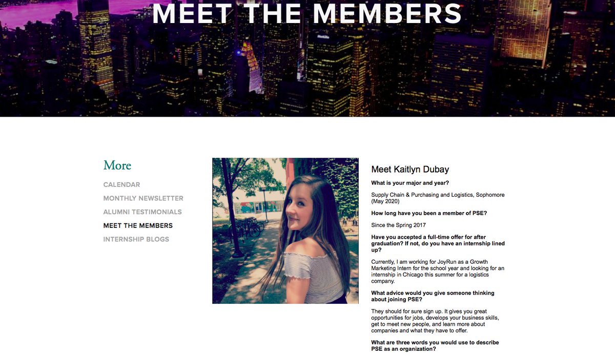Make sure to check out our new additions to the "Meet the Members" page on our website: cmupse.com