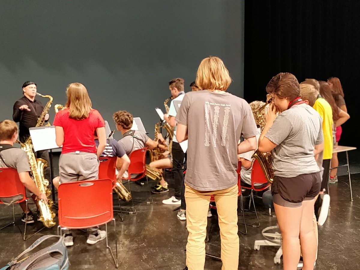 EPHSDMs's tweet photo. Private lesson teachers working with individual sections today! #uael https://t.co/5Dqq0JhYVZ