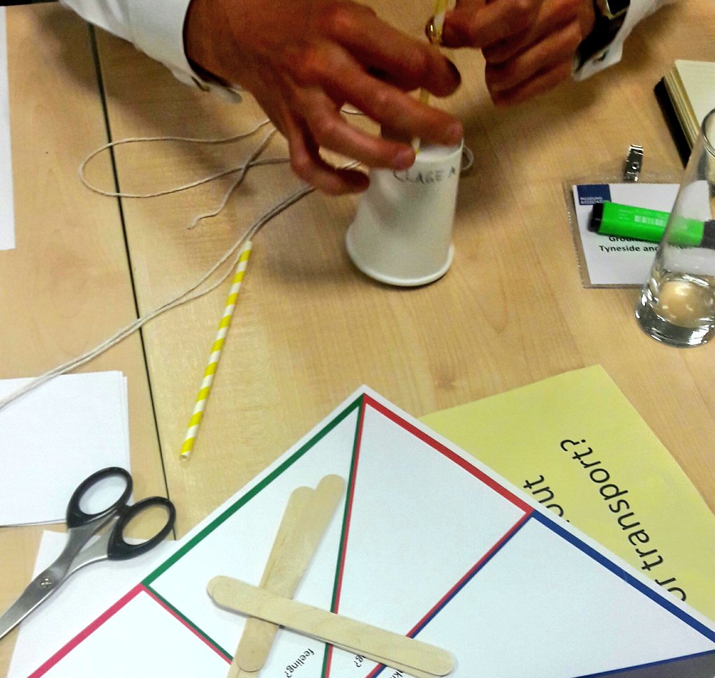 andreanhj's tweet photo. a pleasure to share @DMWorldCulture progress with our funders today @esmeefairbairn #prototyping #ThinkingWithHands https://t.co/TxWGg4tDYB