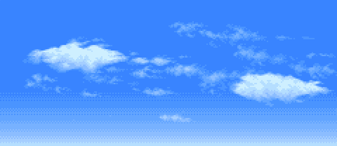 どんつく No Twitter 日付が変わってしまいましたが空の日という事で昔仕事で描いた空のドット絵4枚 同じゲームの背景でして時間経過で風景が切り替わるという仕様でした 記憶違いでなければ時間的都合で夜の背景をいじって昼間の空を作成したはず 空の日