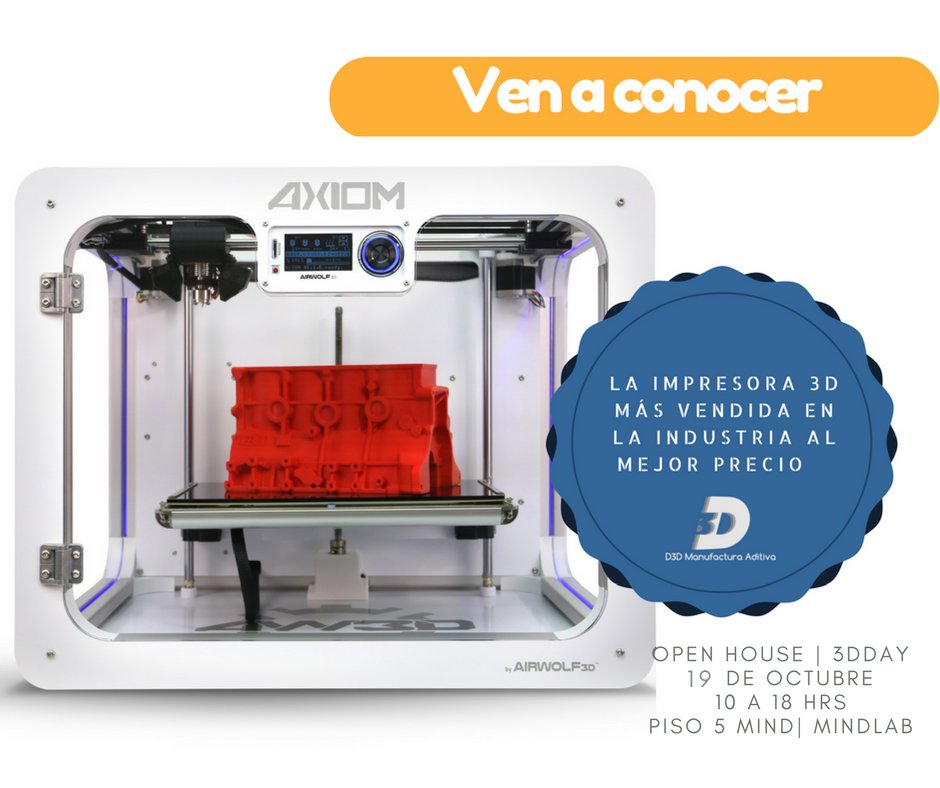 d3dmx's tweet photo. #OPENHOUSE con @airwolf3d  maneja lo último en tecnología de Manufactura Aditiva #Tecnología #Exposición #talleres #3Dprinting #Guadalajara https://t.co/yr2F7KRgKS