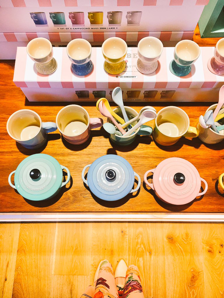 KoekiesEnCream's tweet photo. #sorbetcollection we're lucky to be the firsts world wide to see this beautiful collection! @LeCreusetSA #stellenbosch store opening! https://t.co/tjP9JRiNST