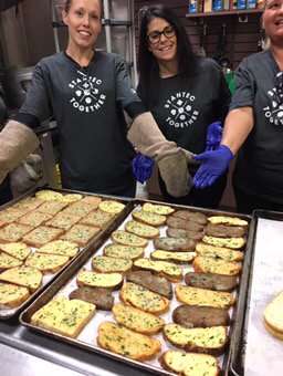 MichelePerret's tweet photo. World famous #garlicbread made by the fabulous #StantecTogether team @BoyleStreet #yourboylestreet @Rantz99 cut bread https://t.co/rS3G660gGW
