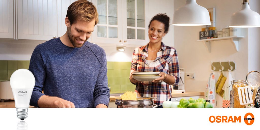 Bei den neuen #SMART+ Produkten könnt ihr zwischen 16 Mio #Lichtfarben wählen - nicht nur beim Kochen kommt es auf die richtigen Zutaten an!