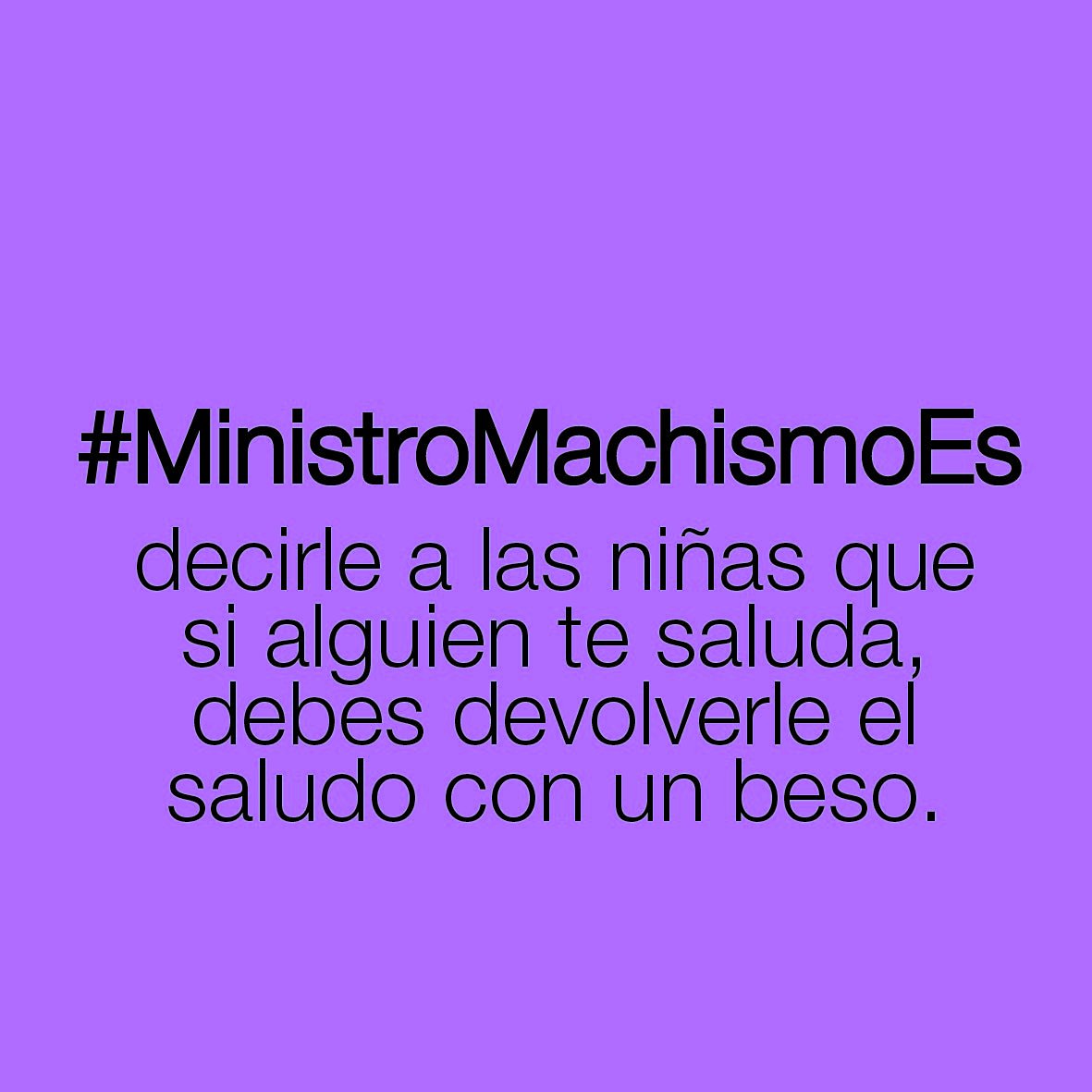 parocolectiva's tweet photo. #MinistroMachismoEs inculcar a niñas a que DEBEN besar en la mejilla a conocidos o extraños por "cortesía". ¿Y lo que ellas quieran? ¿Dónde? https://t.co/QilSFWc2jC