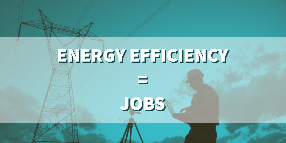 EfficiencyJobs's tweet image. How does #EnergyEfficiency create jobs? By lowering electricity costs for businesses big and small. Let's invest in EE for #cleanjobsamerica