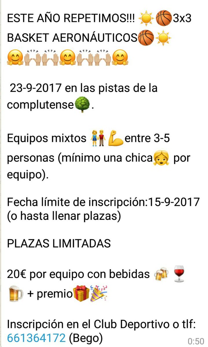 ¡¡ÚLTIMAS PLAZAS!! No te pierdas el mejor plan para la tarde de este sábado ¡3x3 Aeronáuticos! Deporte y cerveza, la mejor combinación ;)