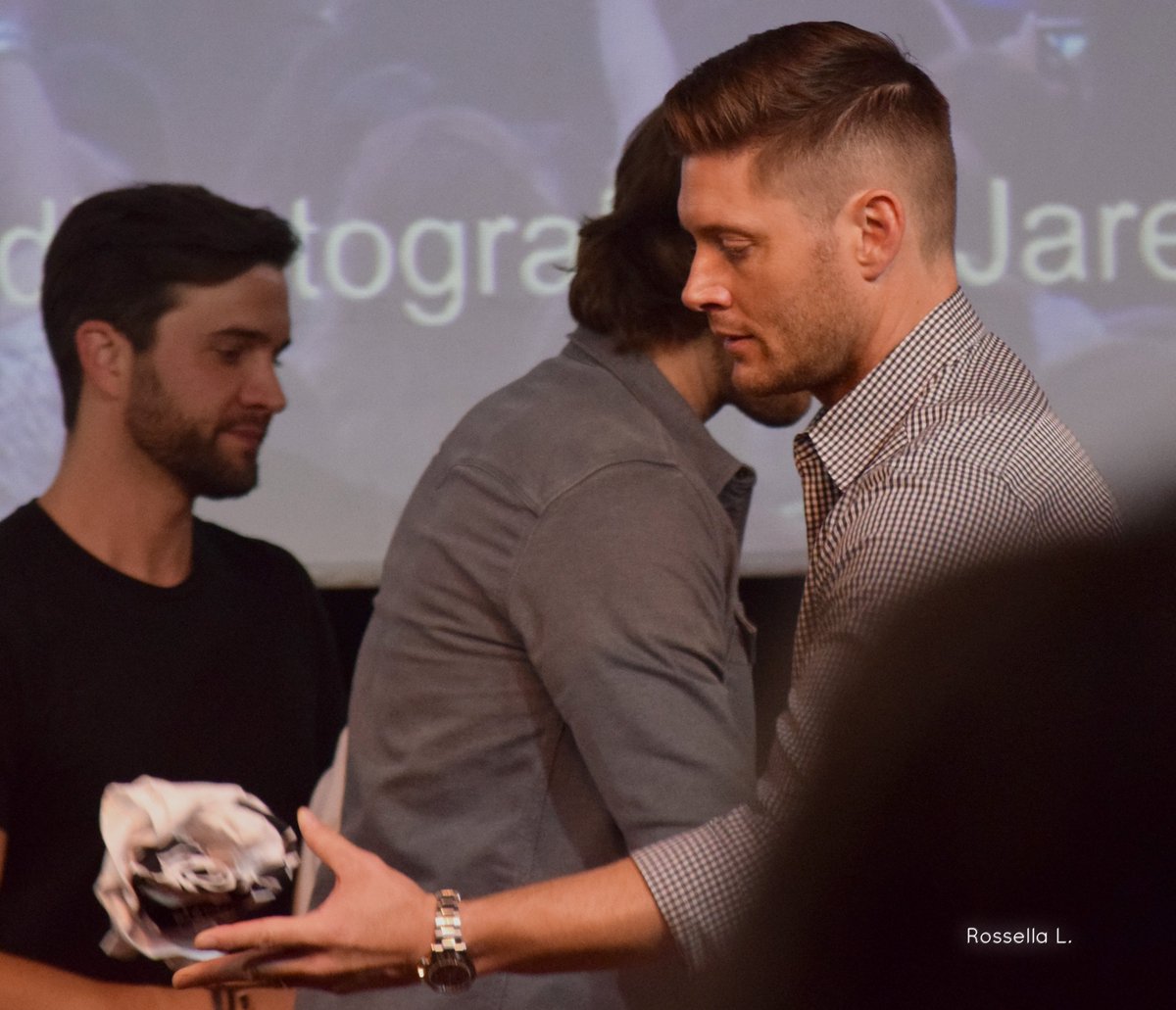 smughusbands's tweet photo. .@jarpad and @JensenAckles , #Jibcon8 https://t.co/7tRsVESPRx