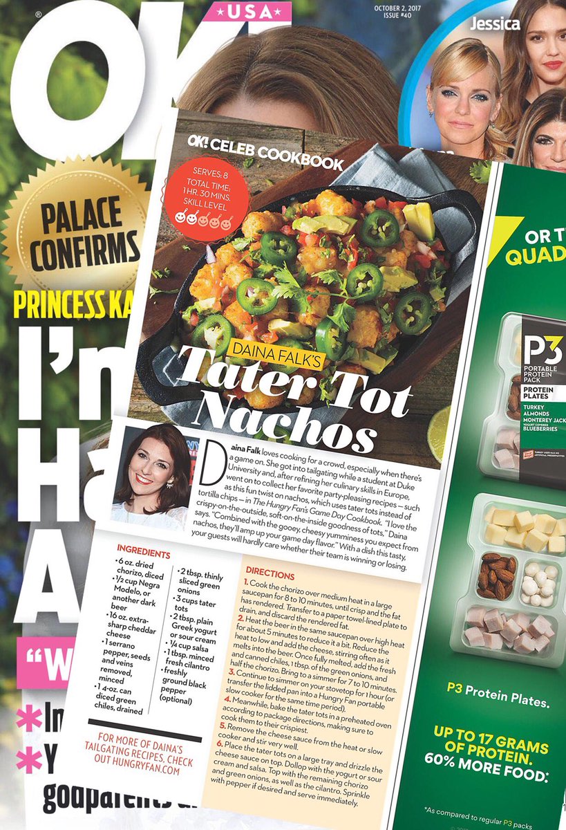 TheHungryFan's tweet photo. Guess who's featured in @OKMagazine this week w/a #tasty #recipe for #gameday? 😉 https://t.co/e7OrzjkGdL