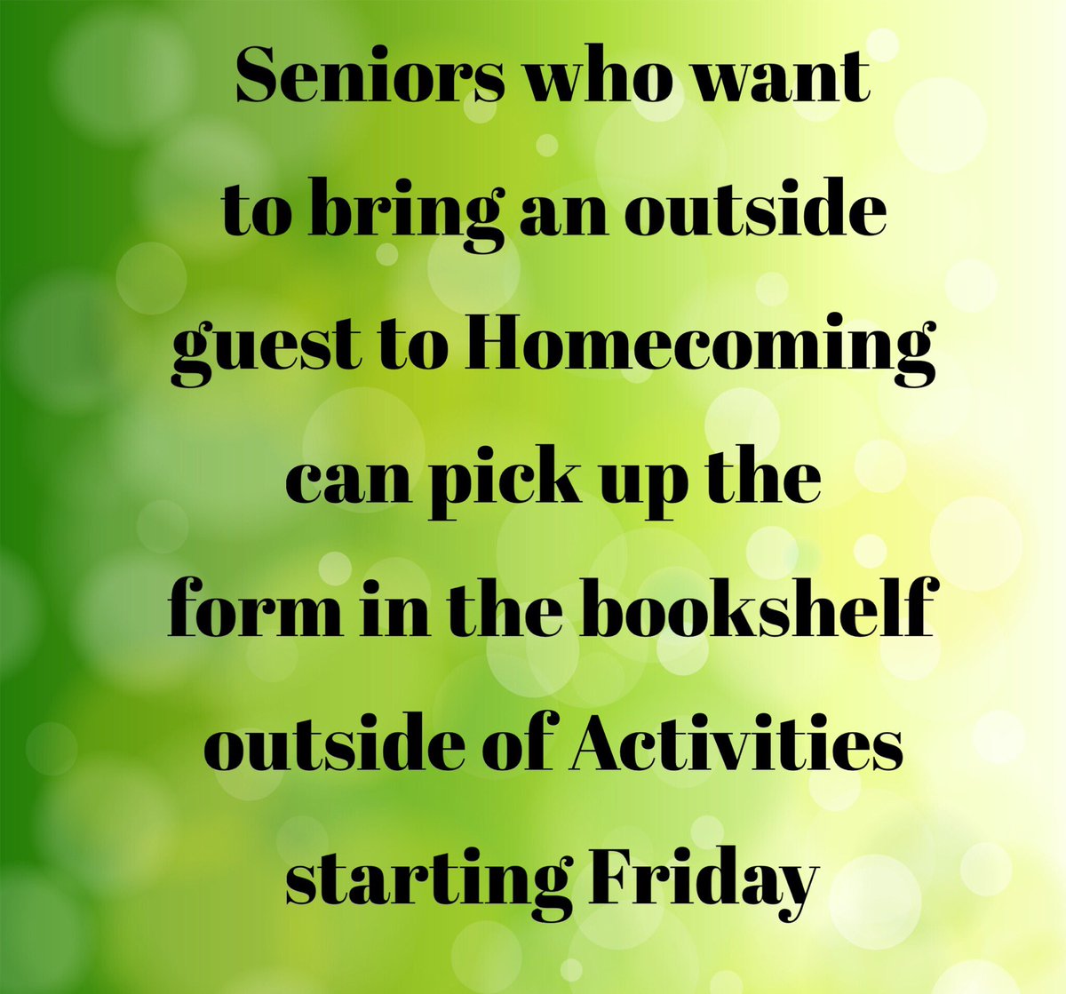 delandhighlead's tweet photo. Attention SENIORS...Forms must be approved before you can buy your tix. Sales for seniors start Sept. 29th before school and at lunch. https://t.co/yxMzTB6dcL