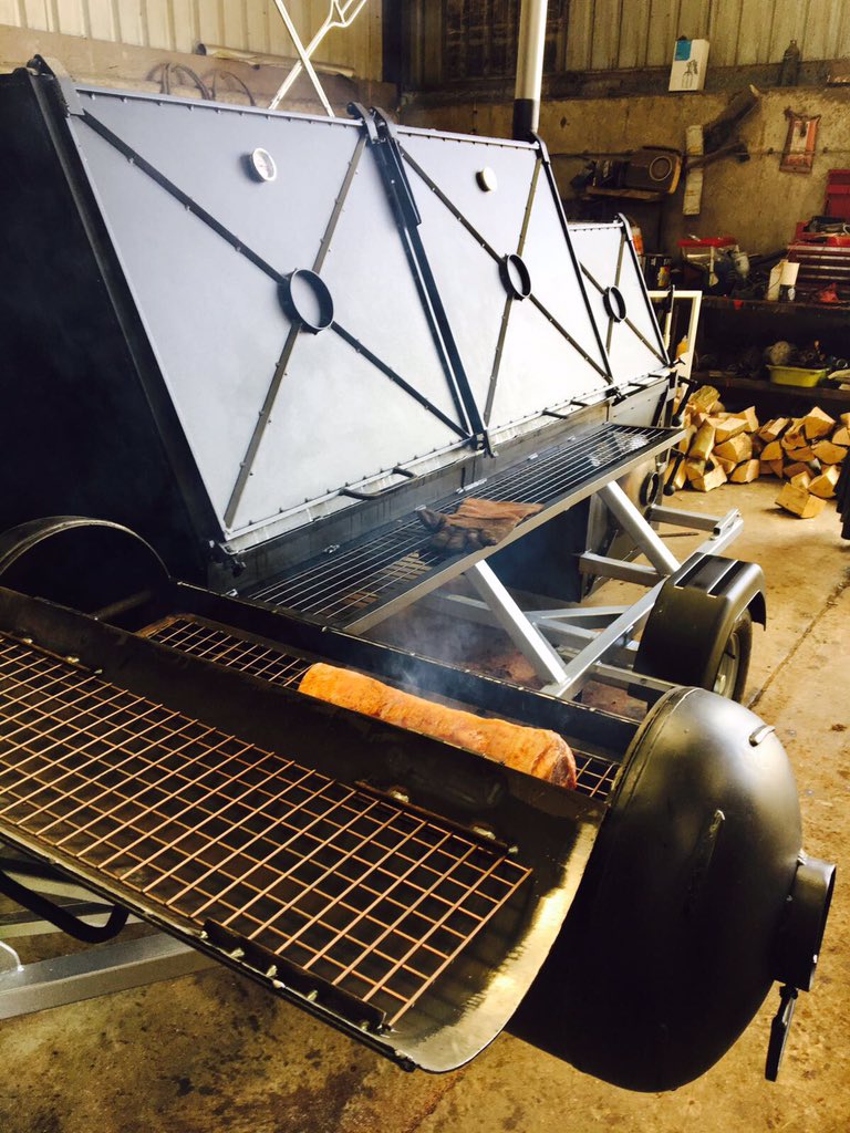 mannandmoore's tweet image. The first cook of many on the beast!!! #bbq #reverseflow #smoking #Horsham #ontheroad