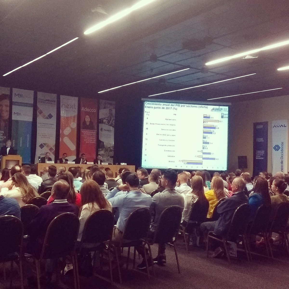 GrupoNextCol's tweet photo. Gracias a los cerca de 400 asistentes al seminario Macroeconómico de @ANIFCO en Pereira https://t.co/zC4R6YraxK