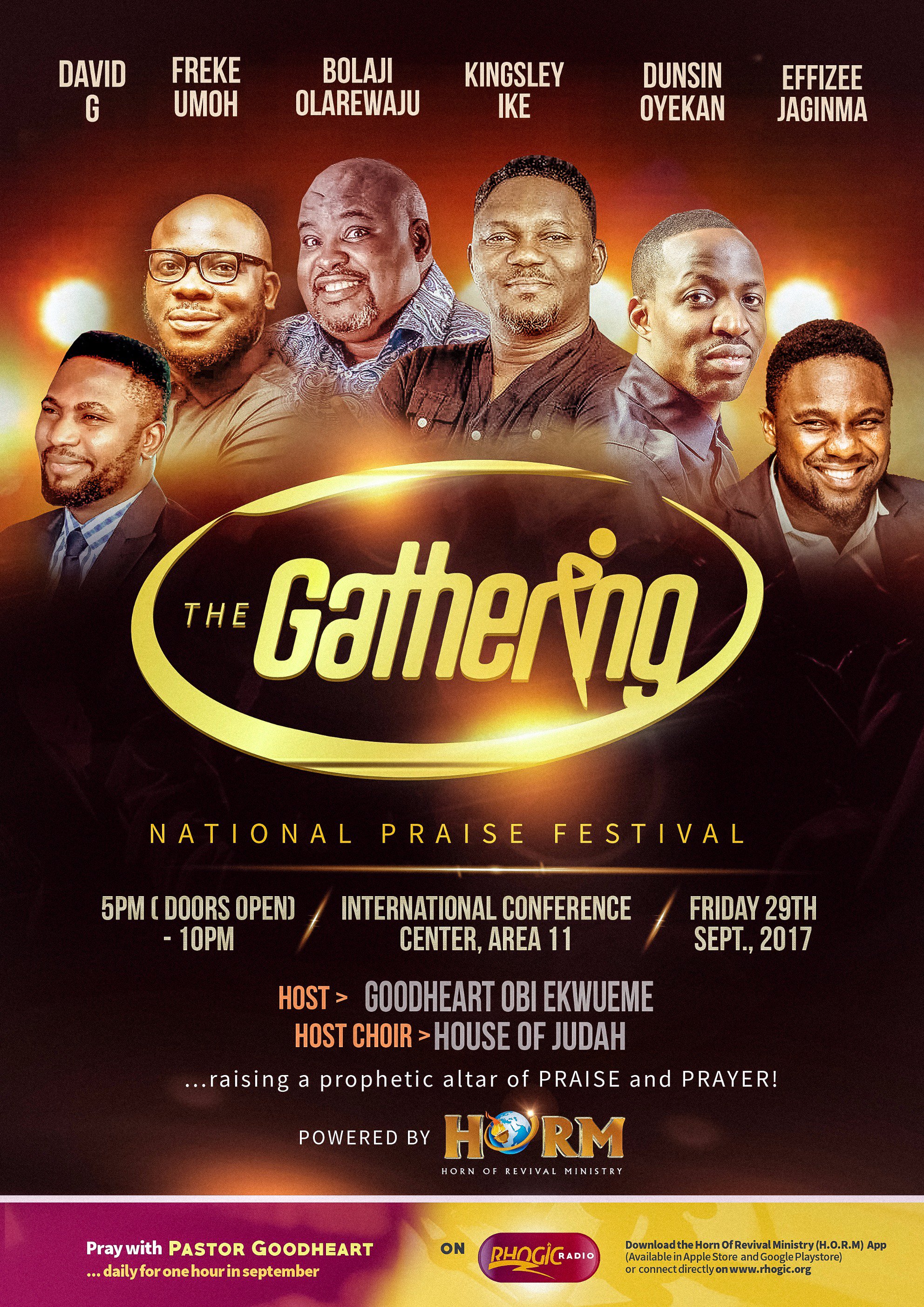 RHOGIC В X: „Abuja Are You Ready? #TheGathering National Praise.