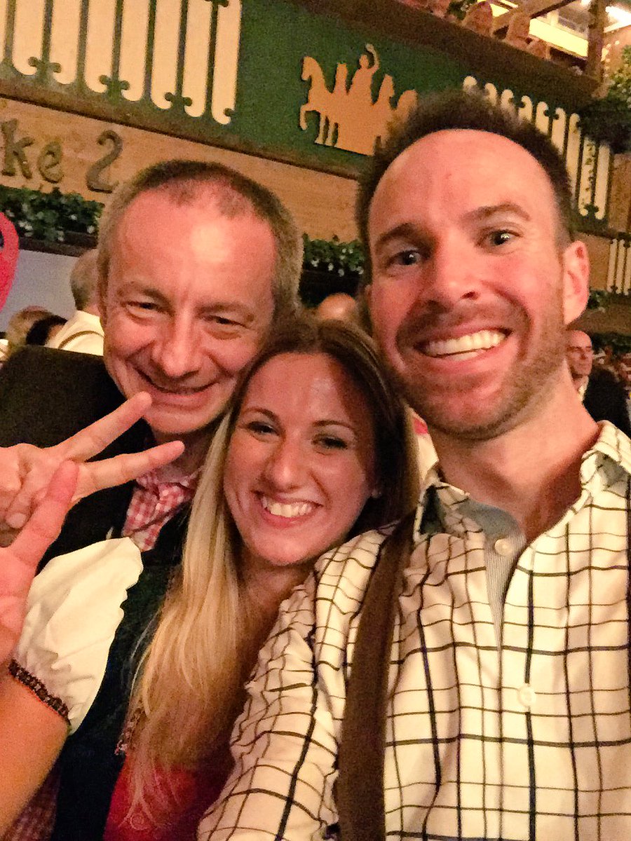 DennisMercier's tweet photo. Getting the #Oktoberfest experience with the Pega team. 🍻 #LifeAtPega https://t.co/xPa7YmpmMH