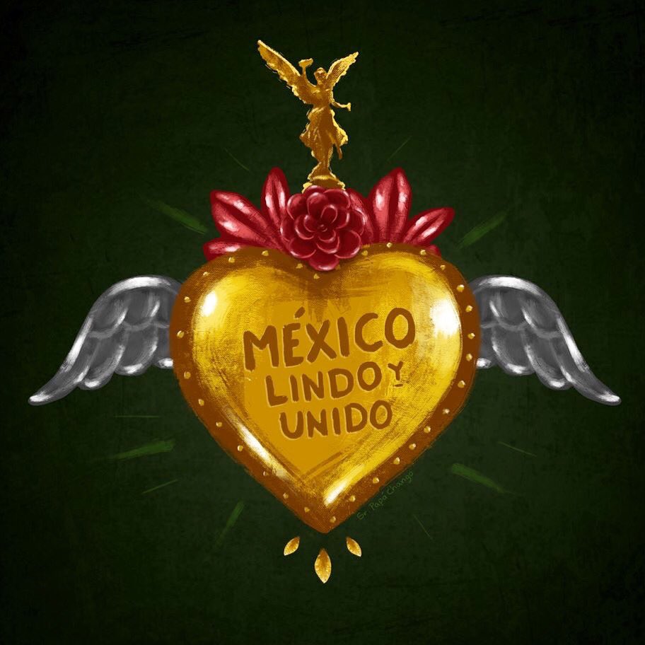 México Lindo y Unido 🇲🇽 fuerza hermanos. #mexicoestadepie