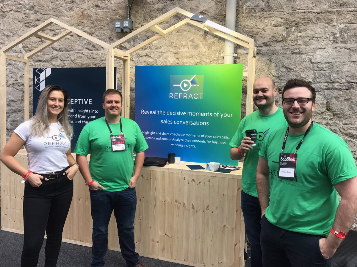 Fantastic few days at #saastock17 with <a href="/richard_refract/">Richard Smith</a> @grace_refract <a href="/Refract_Stuart/">Stuart Taylor</a> <a href="/kevinbeales/">Kevin Beales</a> #dublin