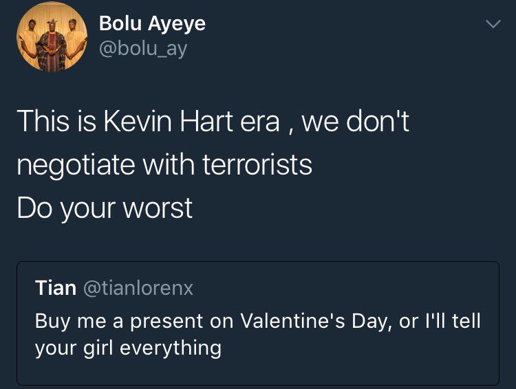 HaansbroNG's tweet image. Tweet of the day #doubleedition 
@bolu_ay @amblujay 
You qualify for our Friday poll and one of you could win 15k and a carton of biscuit!