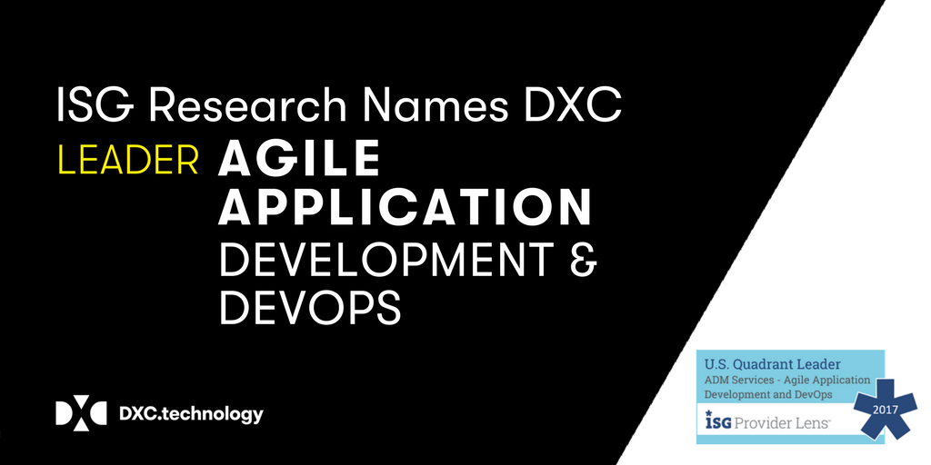 bobotterbergPer's tweet photo. “DXC is a clear leader” in Application Development.  Find out more from ISG Research. https://t.co/t65jlS5ADW https://t.co/VsiH7yUgdf