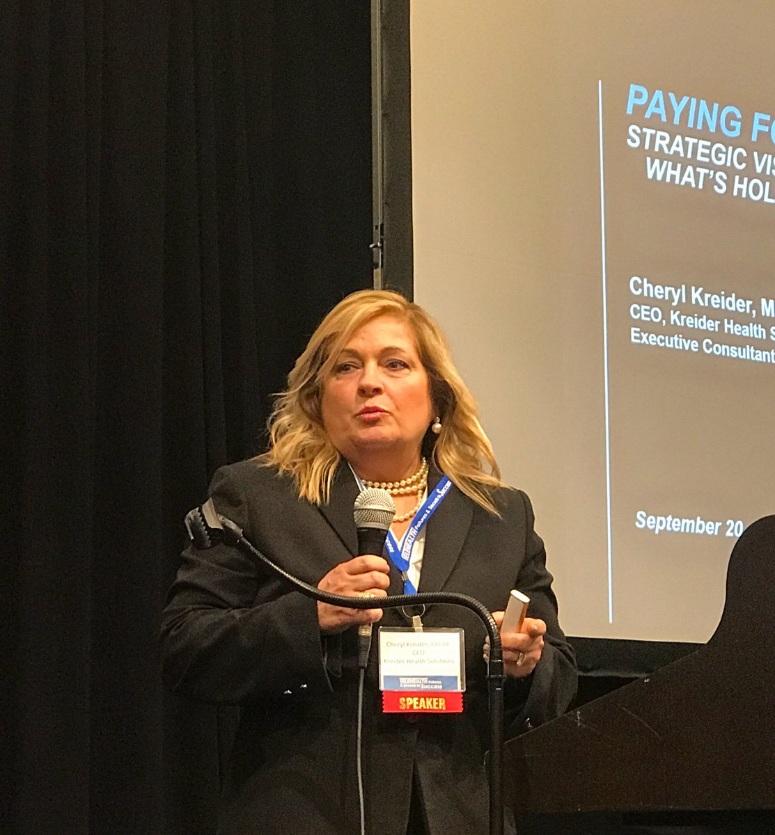 Lacktman's tweet photo. "When hospitals implement #telehealth they must put the patient's perspective first." Cheryl Kreider #TFSS https://t.co/kELDdEWmX6