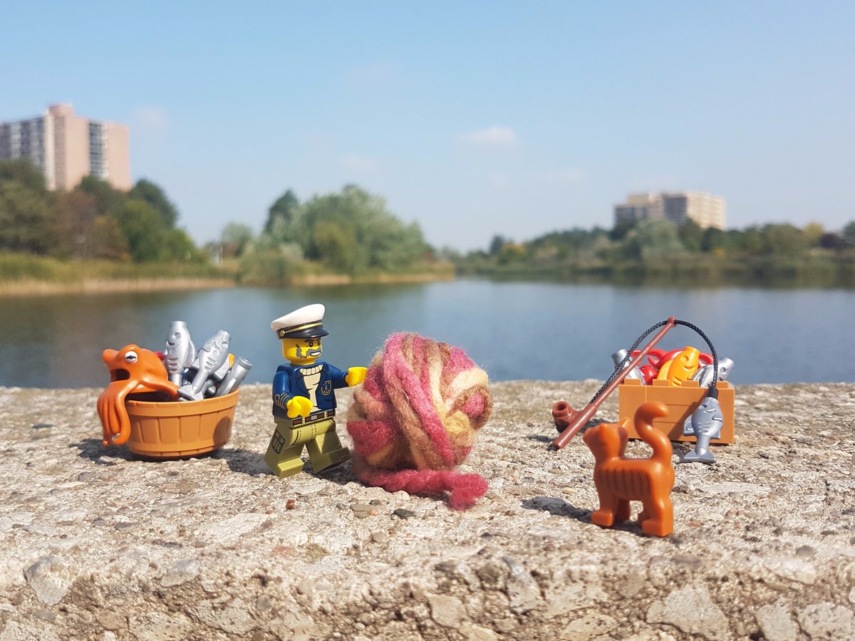 MinifigureP's tweet photo. Fishing is so good today that Anton resorts to desperate measures to keep his cat at bay
#whereisanton #stuckinplastic #LEGOOldFishingStore https://t.co/4cAoHycBVc