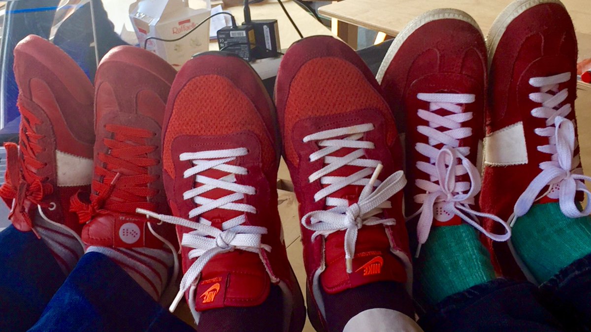 mwallacegreen3's tweet photo. Six red sneakers #swg #startupwiseguys #riga #b2b #botas66 #adidas #batch9 https://t.co/9e7tiZvyeI