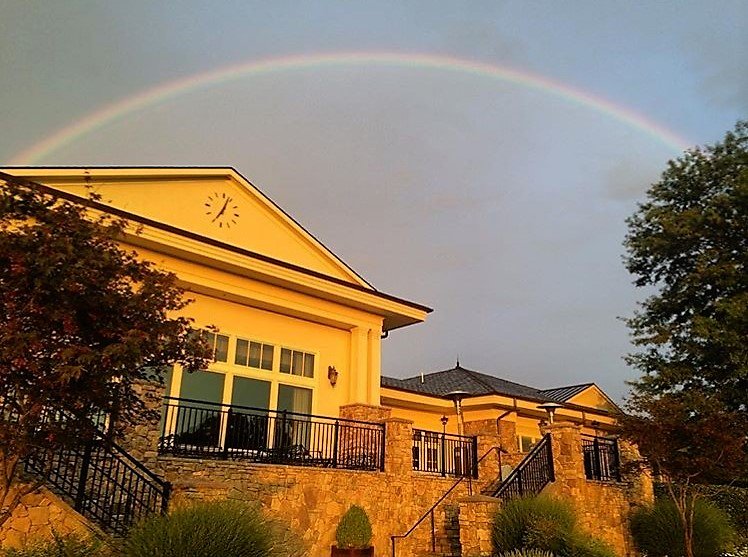 🌈 #tpcpotomac #playtpc #pgatour #rainbow #beautifulgolfcourse