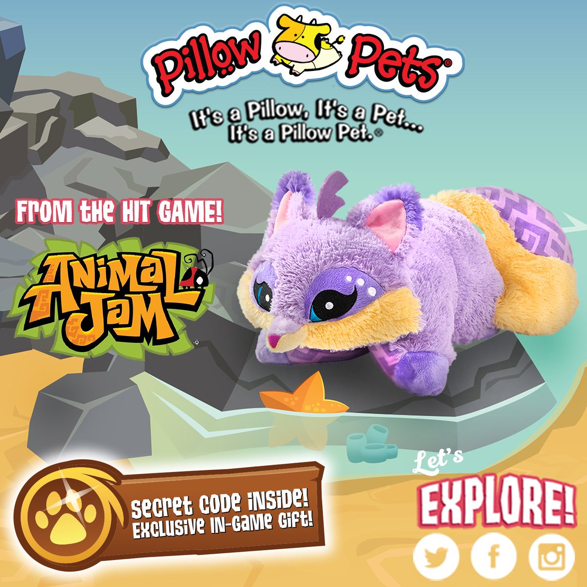 animal jam pillow pets