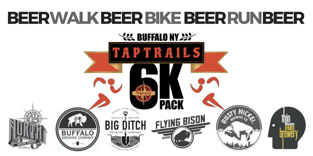 Run for a taste of <a href="/flyingbison/">Flying Bison</a> and more this Sat 9/23! Use code: flying for $10 off your Registration bit.ly/6K6Pack