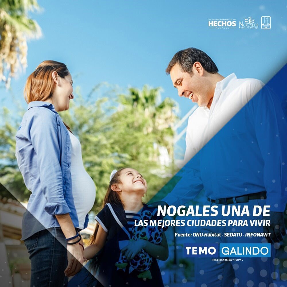 TemoGalindo's tweet photo. De acuerdo al índice de las Ciudades más Prósperas, Nogales ocupa el numero 10 de 152 ciudades que tienen las mejores condiciones para vivir https://t.co/BTk9LixT4w