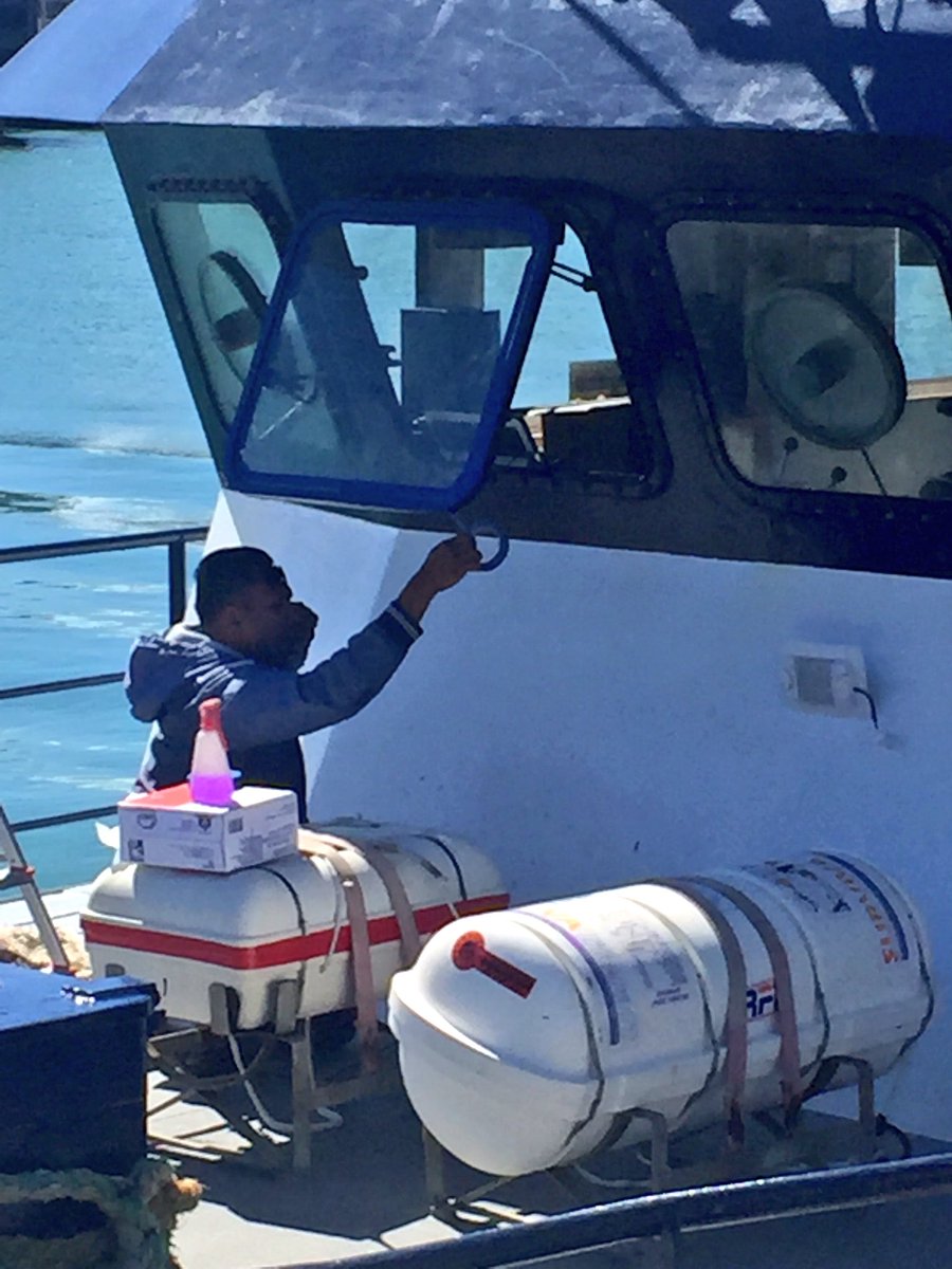 New fishing year starts soon, in the meantime we're slowing down and giving the vessels a lick of paint