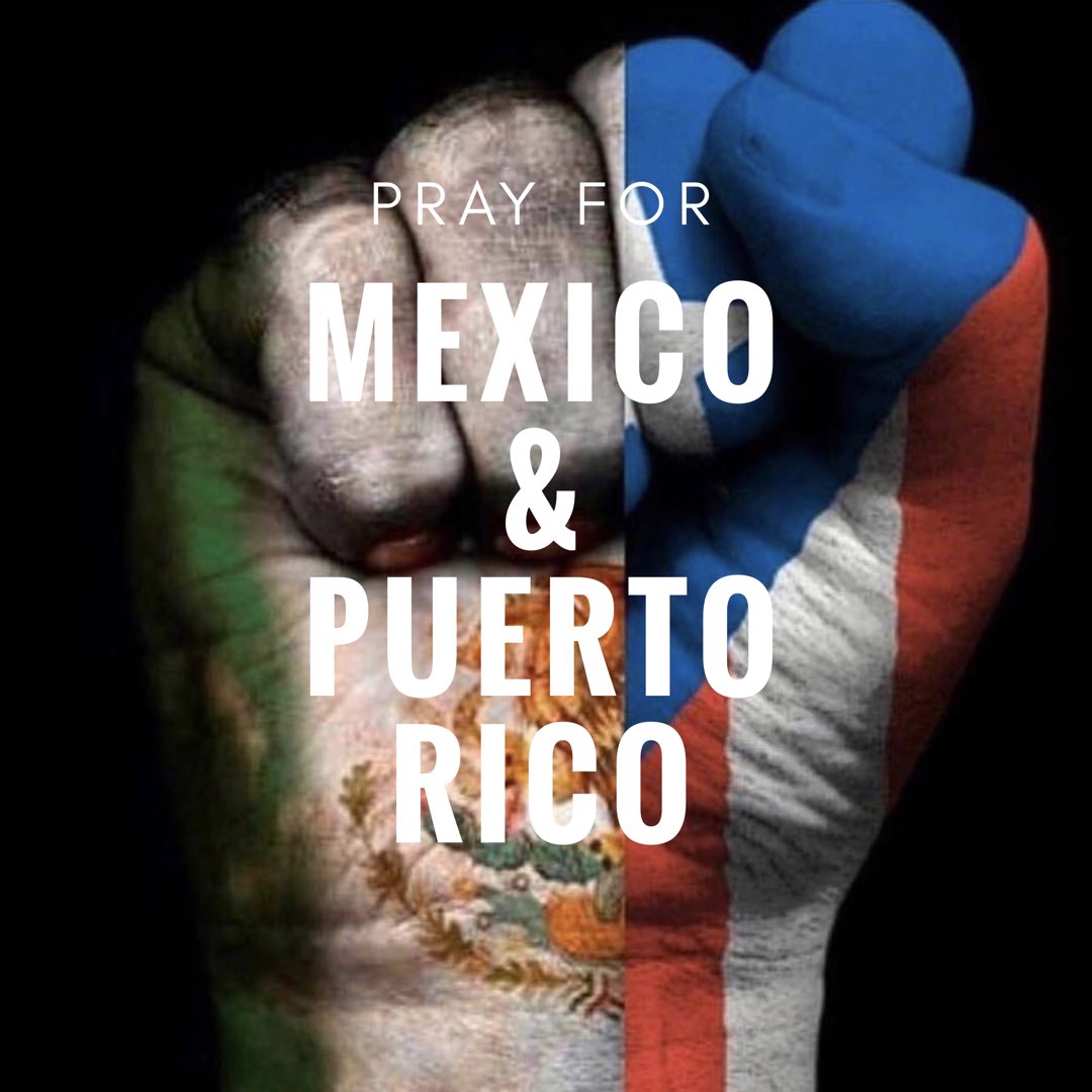 qqresearch's tweet photo. Our heart goes out to all of those affected by the earthquake and hurricane Maria. https://t.co/9blRMnfQs8