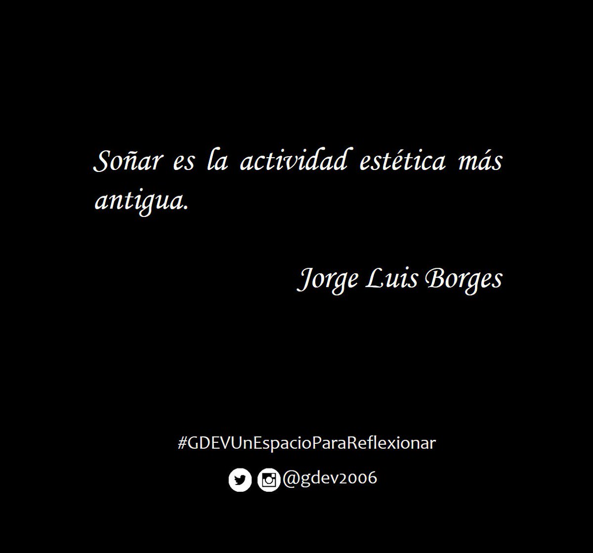 gdev2006's tweet image. #GDEVUnEspacioParaReflexionar
