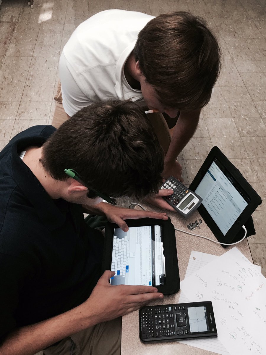 MrsGrillsOA's tweet photo. Check out these students hard at work.... even after 3:05 pm! #oldenburgacademy #finitemath #afterhours #mathisfun https://t.co/9ZEZZUUxfF