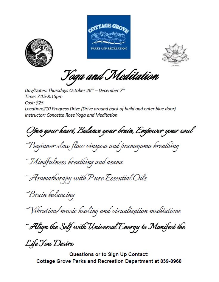 Cottage Grove Parks On Twitter We Have Two New Fitness Classes