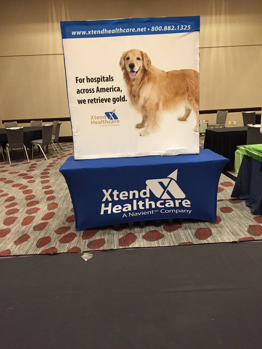 We're all set up for HFMA Indiana Fall Conference! Stop by Xtend's booth to speak with Nick Donnelly about all things Xtend!