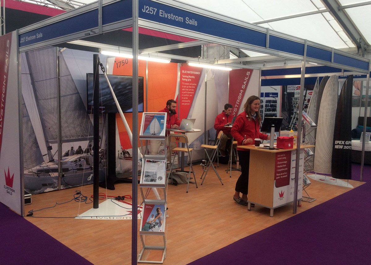 Be sure to visit us to sign up for your complimentary Sail Trim Guide <a href="/ElvstromSailsUK/">Jeremy White</a> Stand J257 <a href="/SotonBoatShow/">Southampton International Boat Show</a>
