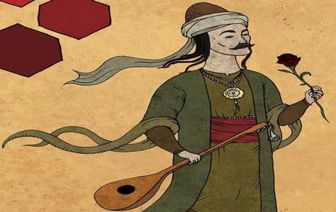 Bir nefescik söyliyeyim
Dinlemezsen neyleyeyim
Aşk deryâsın boylayayım
Ummâna dalmağa geldim

ŞAH İSMAİL HATAYİ